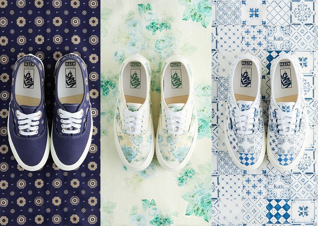 Kith for Vault by Vans Needlepoint Collection