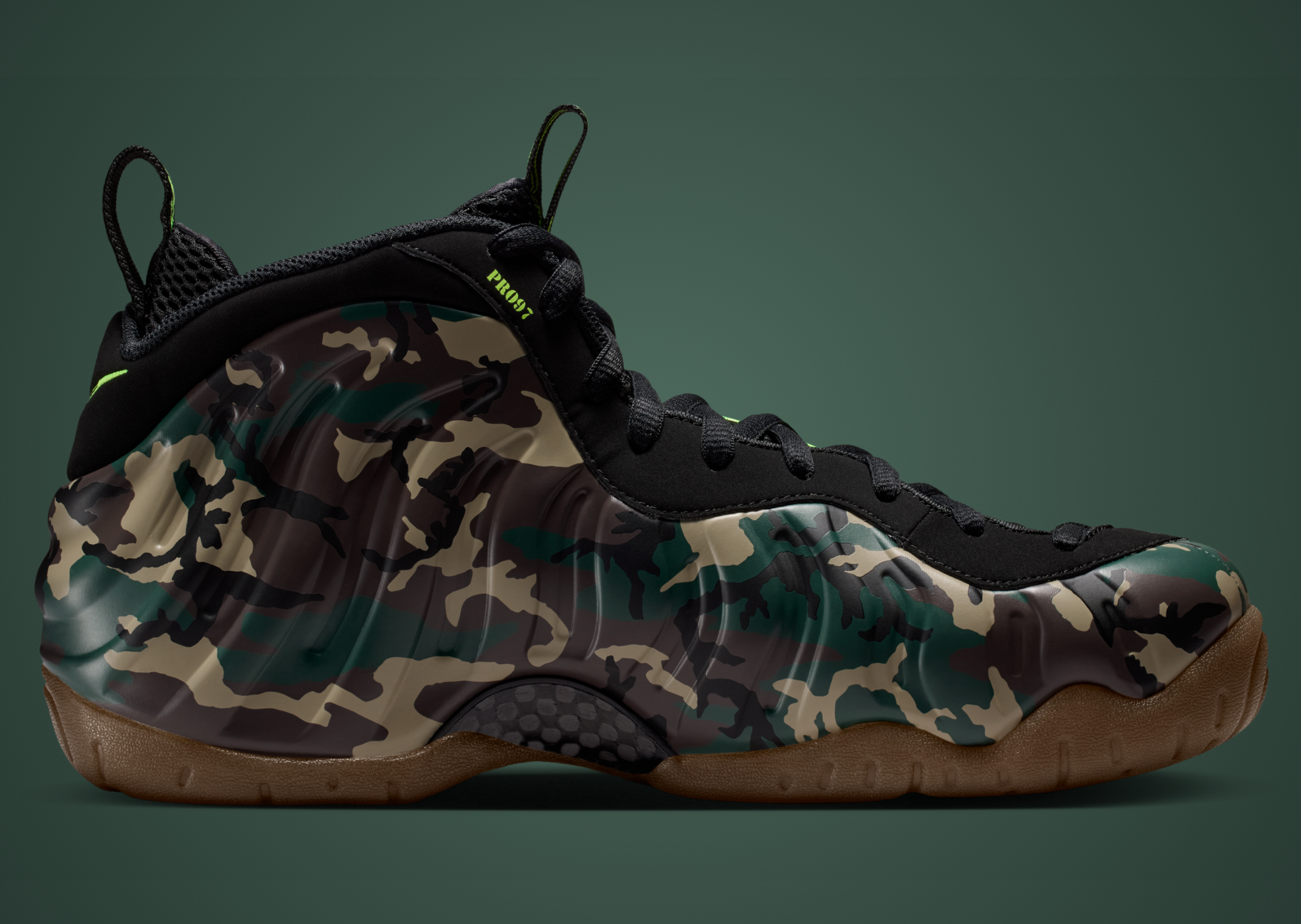 Nike Air Foamposite Pro Camo medial