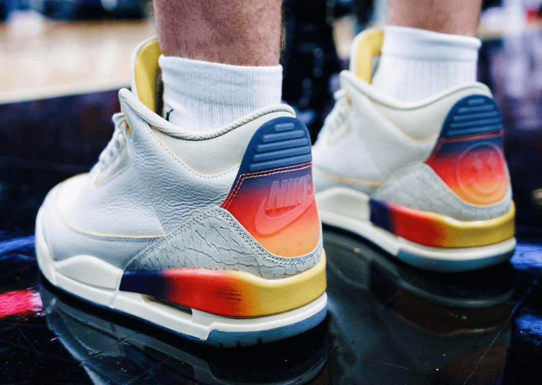 The J. Balvin x Air Jordan 3 Medellín Sunset Arrives September The J. Balvin x Air Jordan 3 Medellín Sunset Arrives September