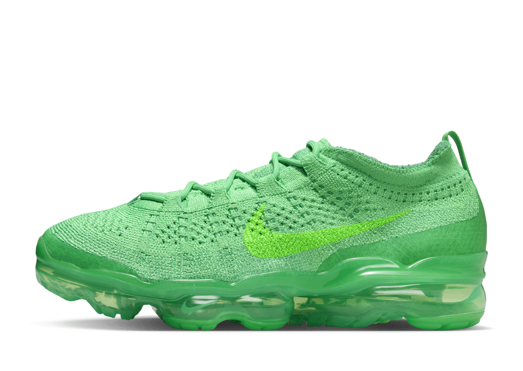 Nike Air VaporMax 2023 Flyknit Green Shock (W) Lateral