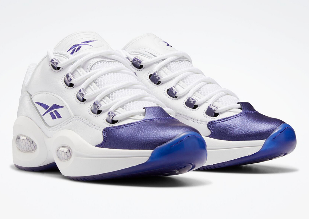 Reebok Question Low Purple Toe