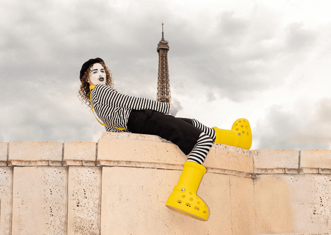 Crocs x MSCHF Big Yellow Boot (Image via MSCHF)