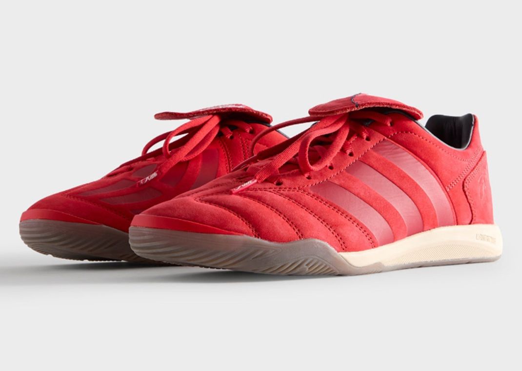 Kith x adidas Predator 2002 IC Red White Angle