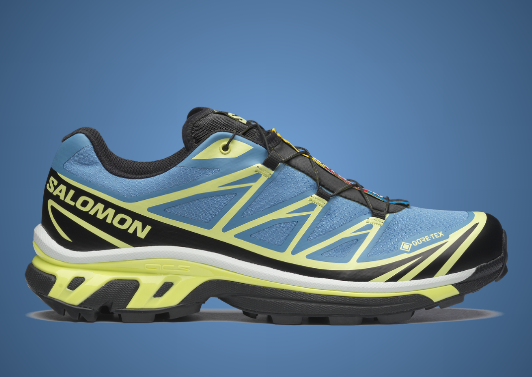Salomon XT-6 Gore-Tex Niagara/Sunny Lime - Lateral