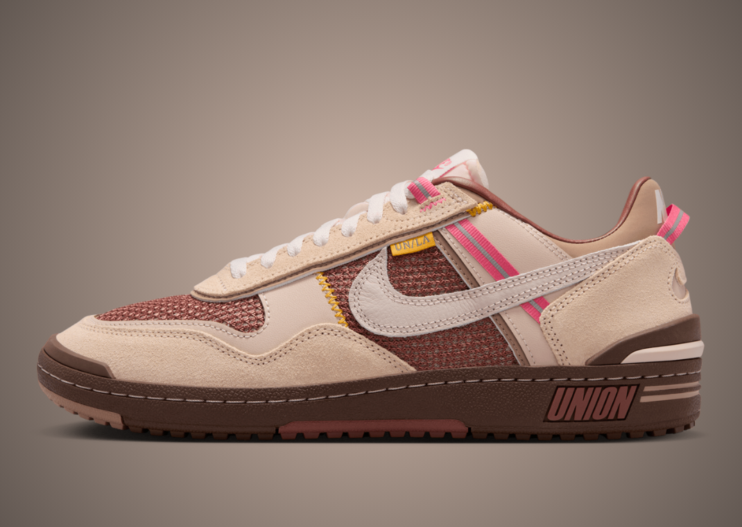 Union x Nike Field General 82 Shimmer Silt Red Lateral