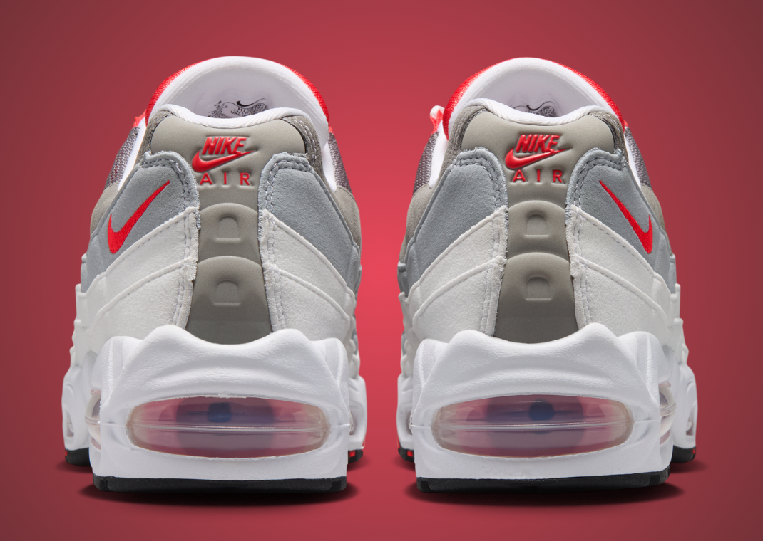 Nike Air Max 95 Big Bubble White Light Crimson (W)