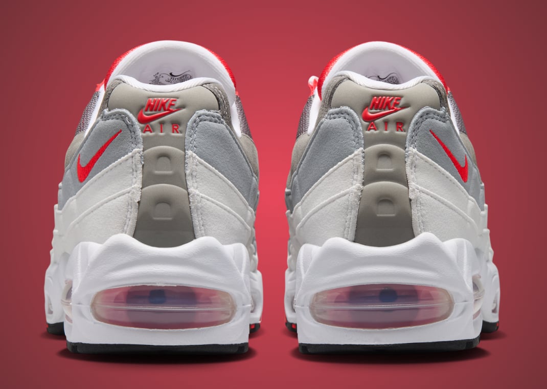 Nike Air Max 95 Big Bubble White Light Crimson (W)