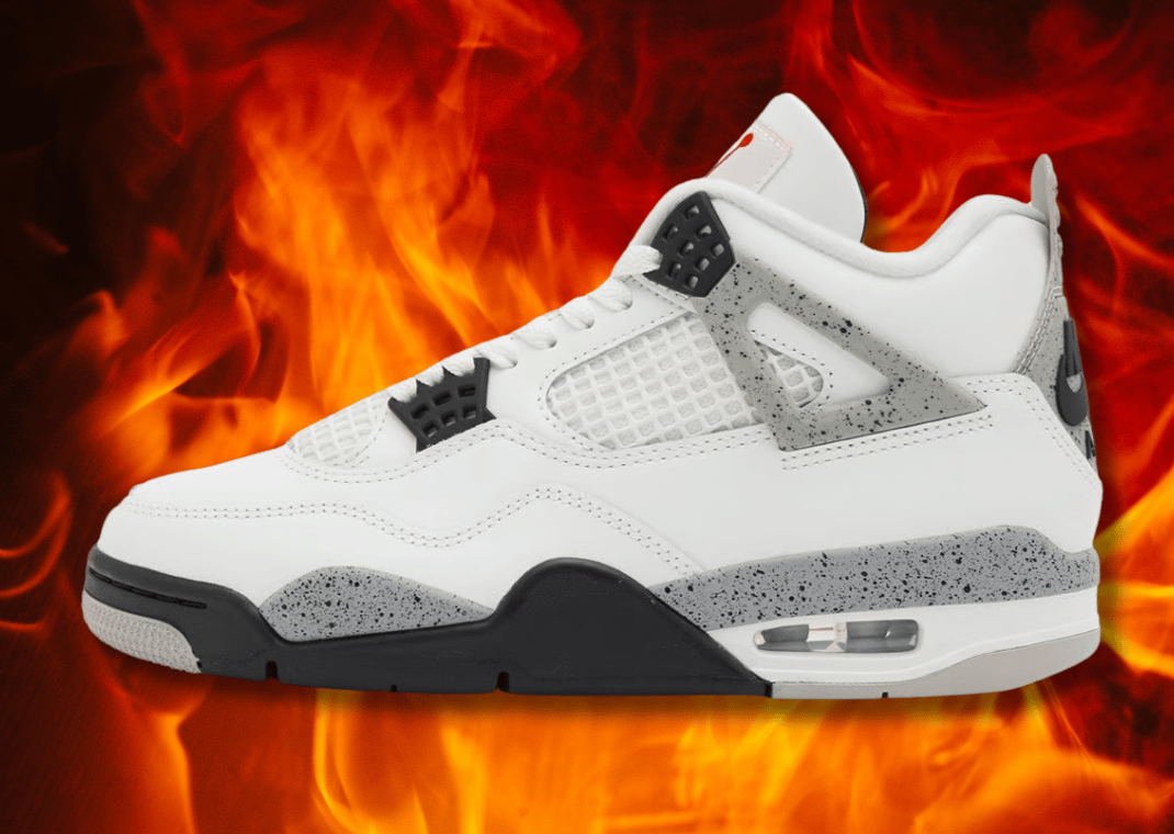 Air Jordan 4 White Cement