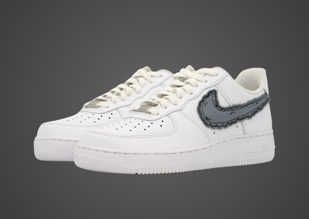 KAWS x Sky High Farm x Nike Air Force 1 Low White Angle