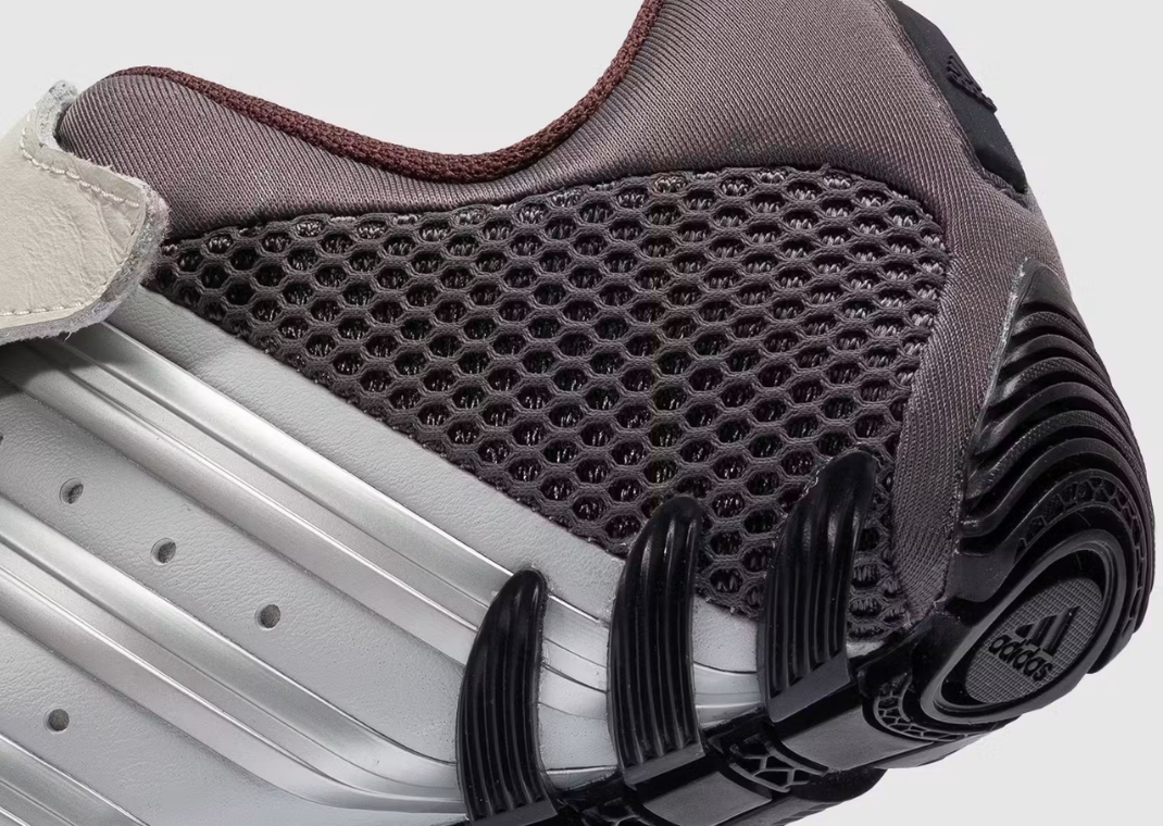 The Whitaker Group x adidas Ghost Moto Low Do Not Duplicate Silver (W) - Heel Detail