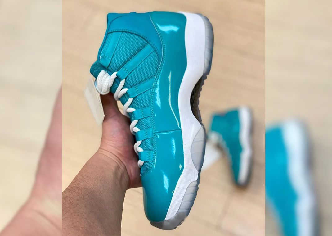 The Air Jordan 11 Surfaces In Miami Dolphins Colors