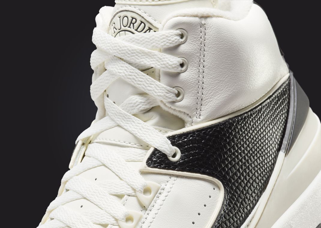 Air Jordan 2 Retro Sail (W) Tongue Detail