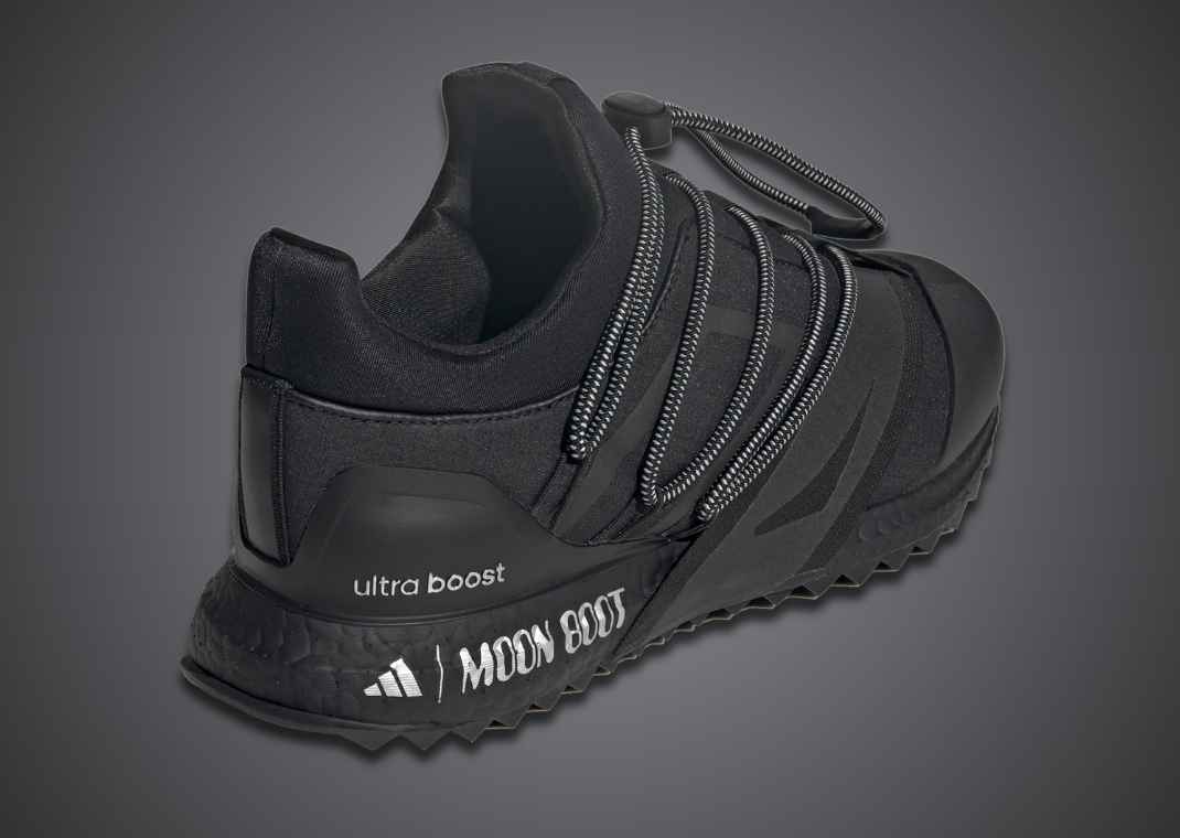 Moon Boot x adidas Ultra Boost 1.0 Black - Heel Angle