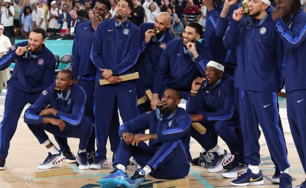 Nike Basketball’s Immortalized Collection Honors LeBron James, Kevin Durant, and Devin Booker’s 2024 Olympic Gold Medal