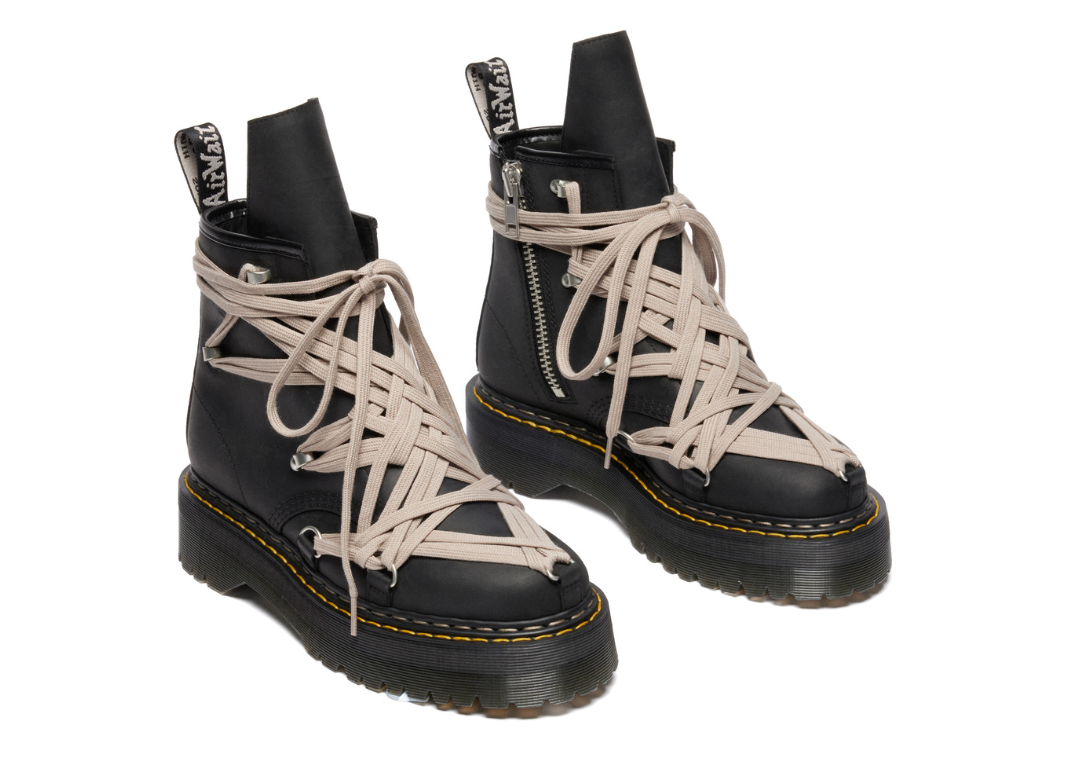 Rick Owens x Dr. Martens 1460 Megalace - Angle