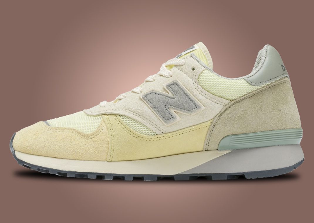 AURALEE x New Balance 475 Light Volt Medial