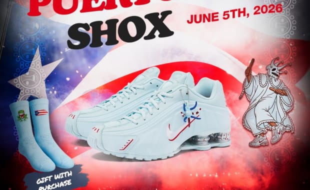 Up NYC and Takout are Joining Forces to Debut the Nike Shox R4 Puerto Rico Uptown