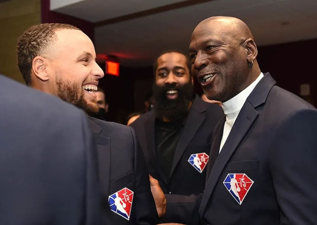 Steph Curry and Michael Jordan