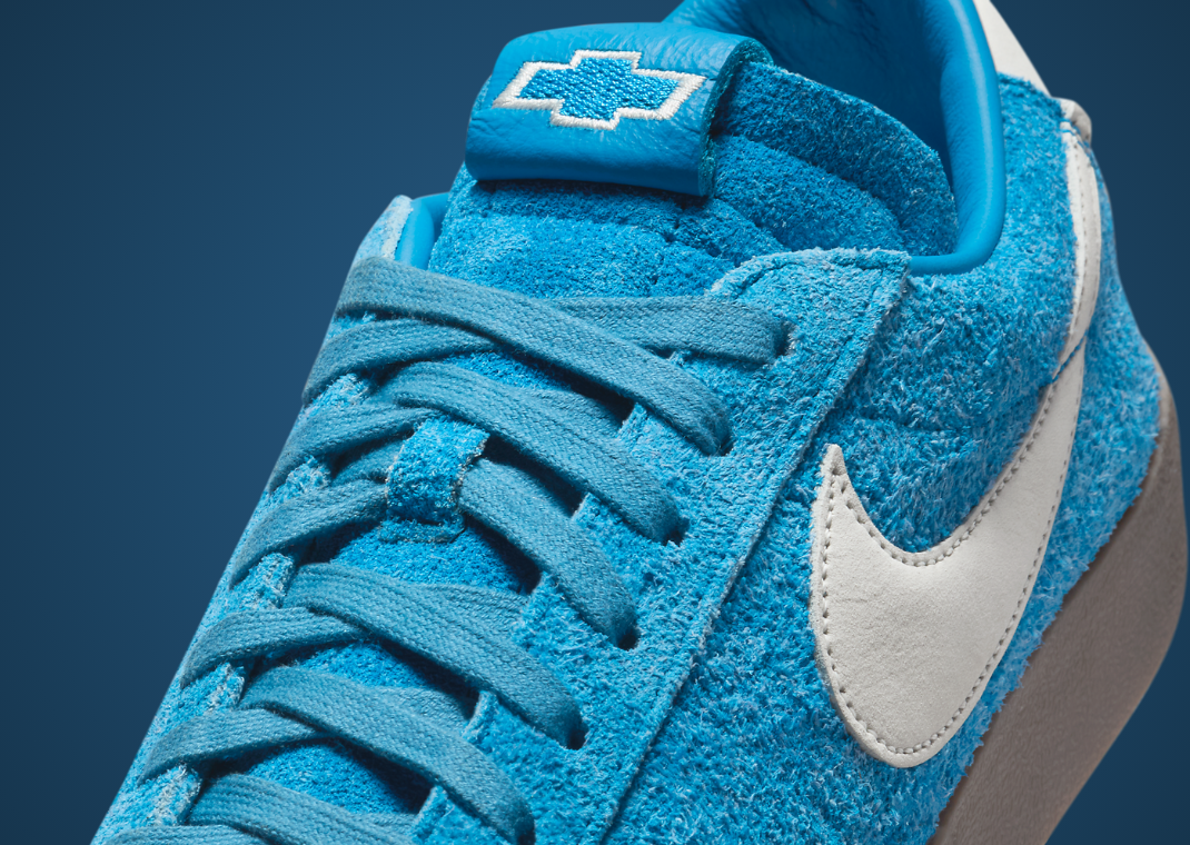 Devin Booker x Chevrolet x Nike Blazer Low Surf Blue Detail