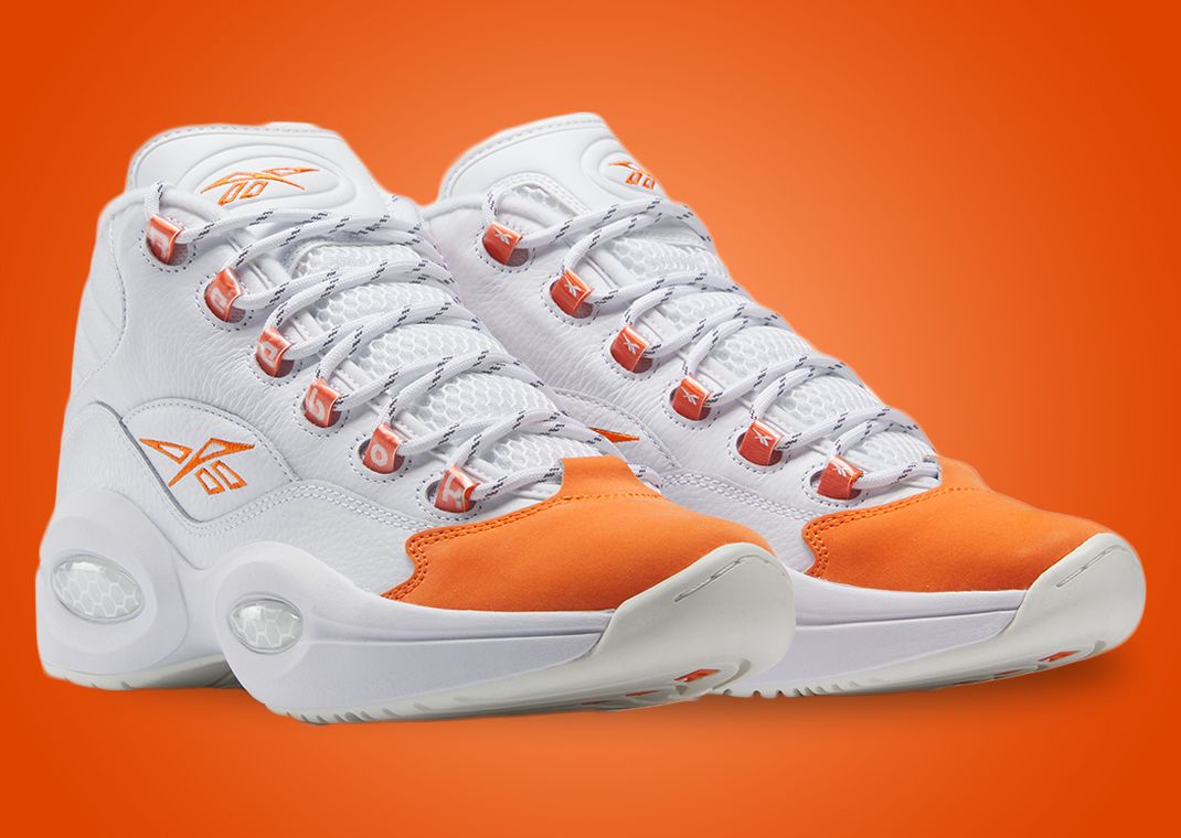 Reebok Question Mid Orange Toe