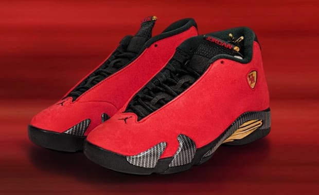 University of Houston Channels Ferrari Vibes on Its Air Jordan 14 PE