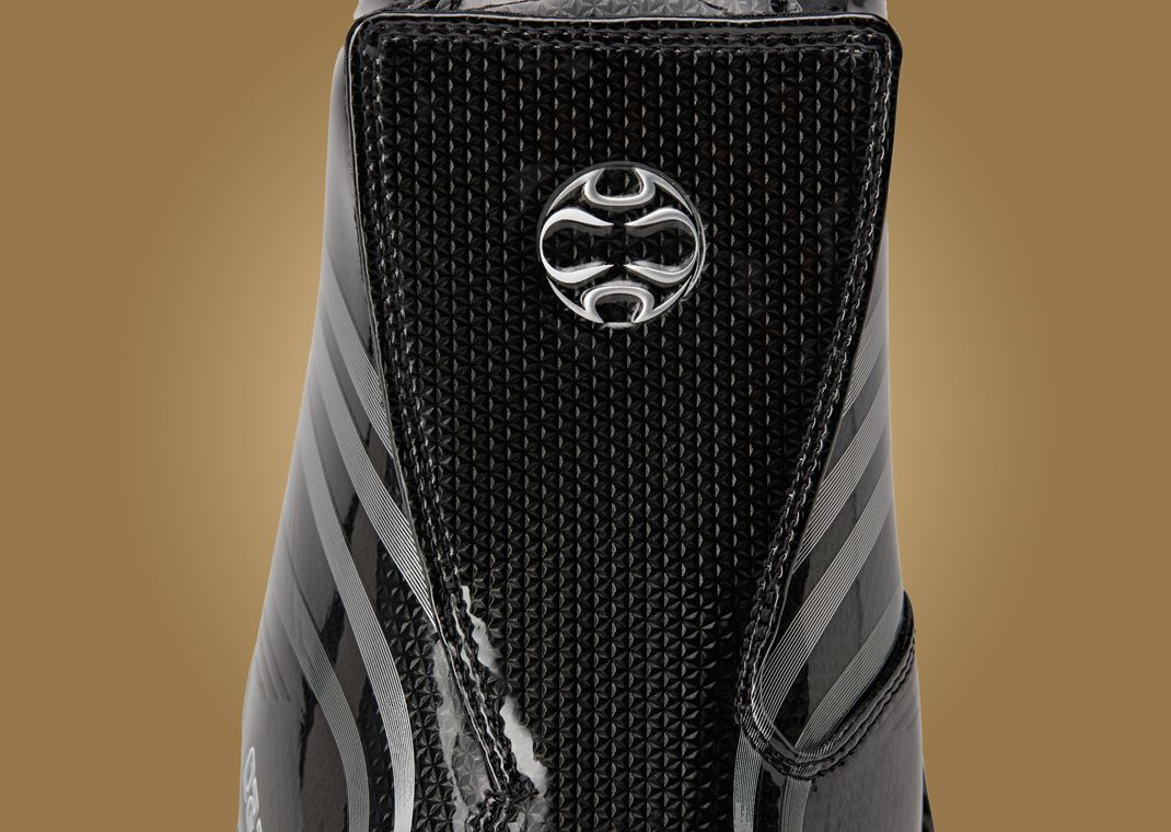 Slam Jam x adidas F50 Tunit Mega Black - Tongue Detail