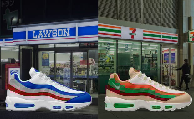 Convenience Stores 7-Eleven and Lawson Inspire Two Big Bubble Nike Air Max 95s