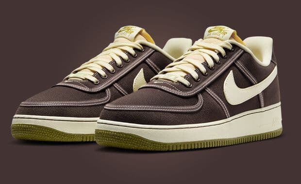 Baroque Brown Covers This Nike Air Force 1 Low Canvas