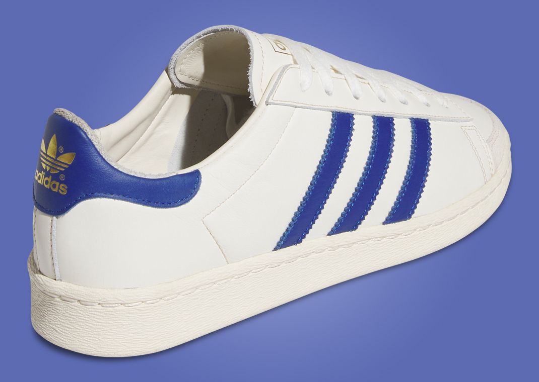adidas Jabbar Low Off White Collegiate Royal Heel Angle