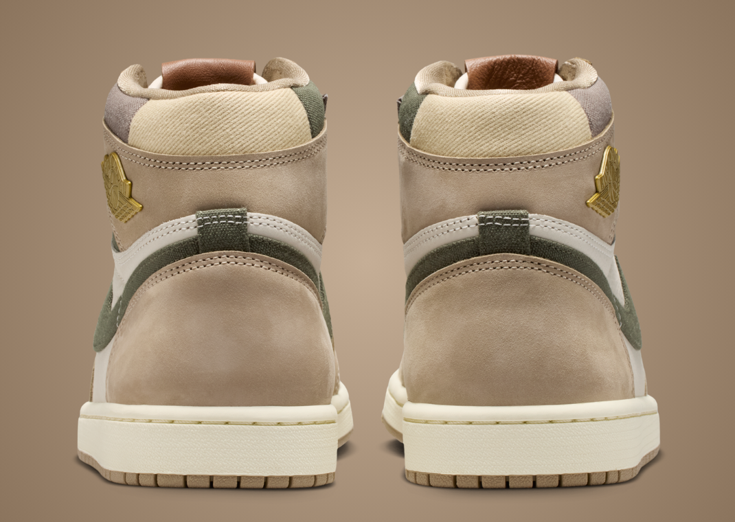 Air Jordan 1 Retro High OG Khaki (W) - Back