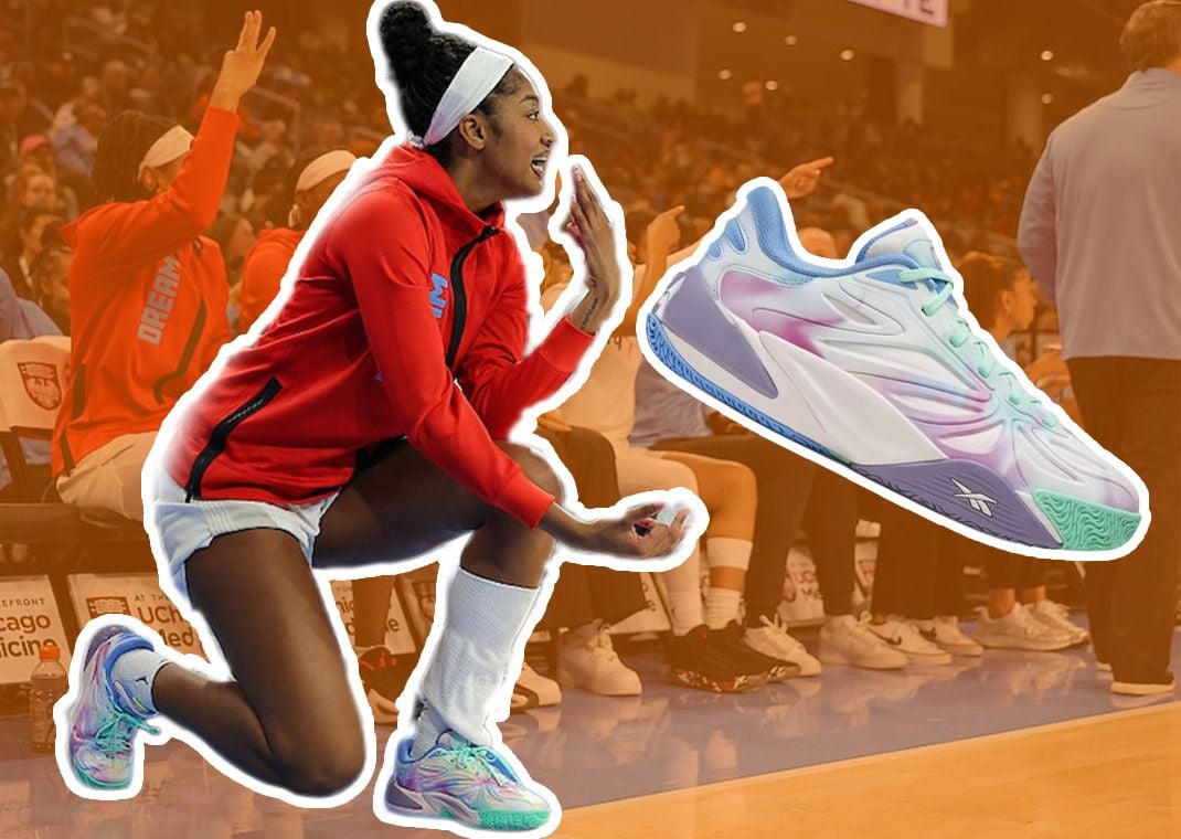 Angel Reese in the Reebok Angel Reese 1