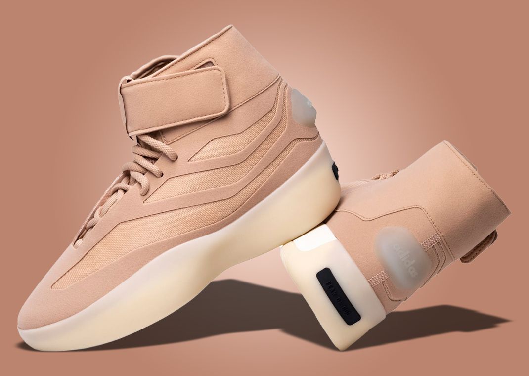 adidas Fear of God Athletics Basketball 2 Hi Ash Pearl Angle