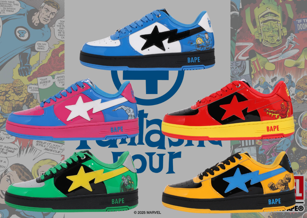 Marvel Fantastic Four x A Bathing Ape BAPE STA