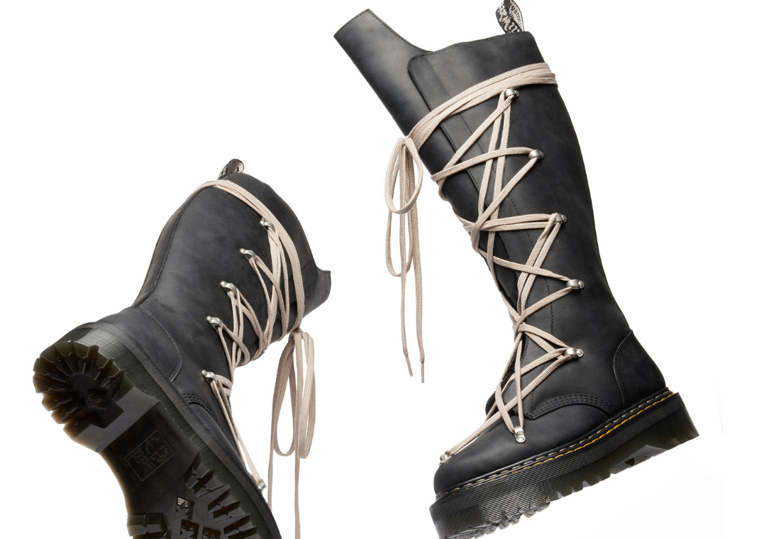 Rick Owens x Dr. Martens 1B60 Pentalace - Pair
