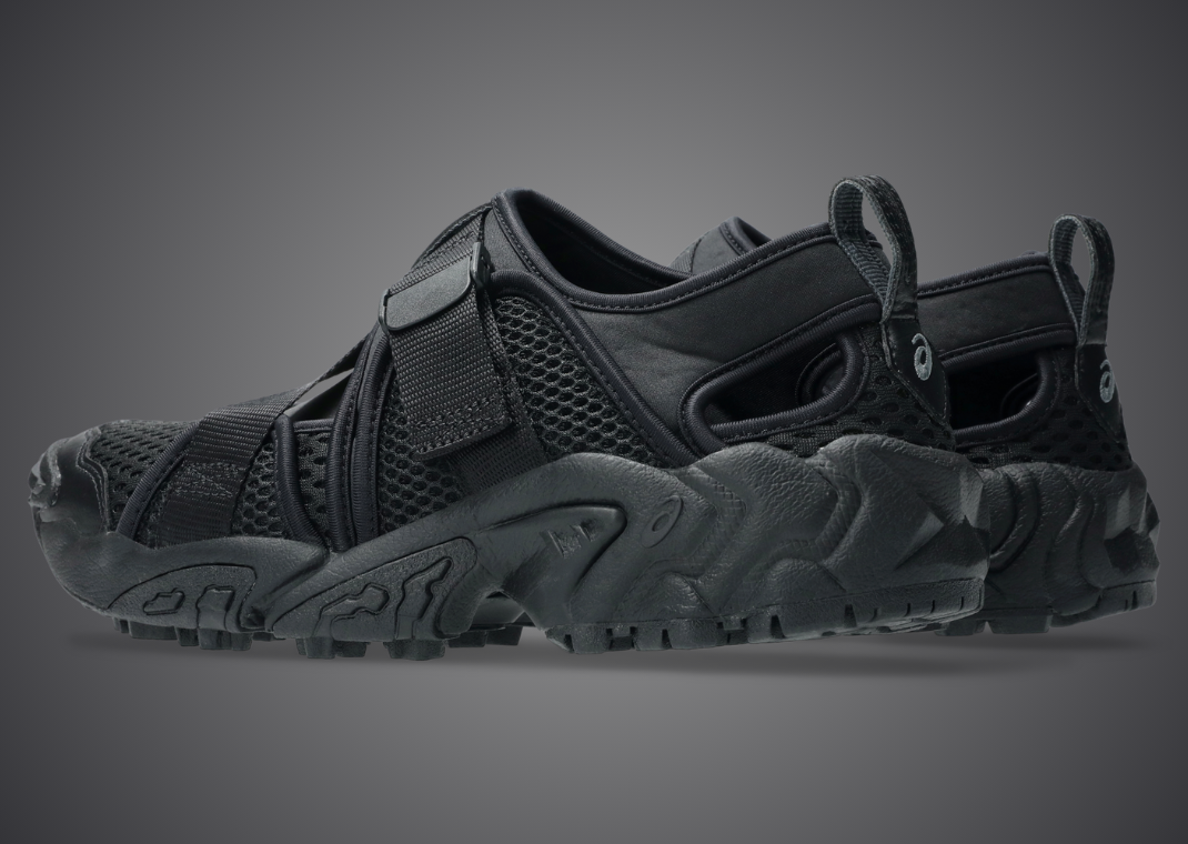 Asics Gel-Filimy Black Heel Angle