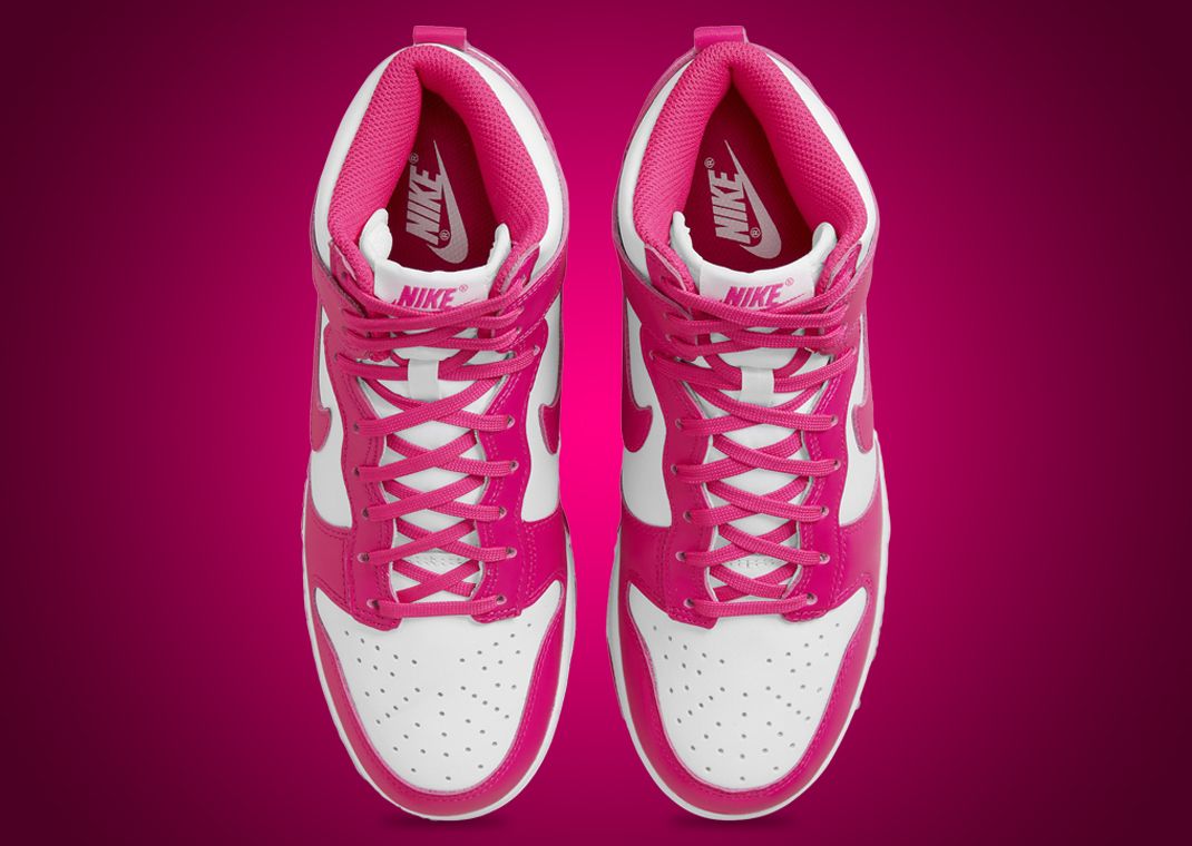 The Nike Dunk High Gets Pretty In Pink