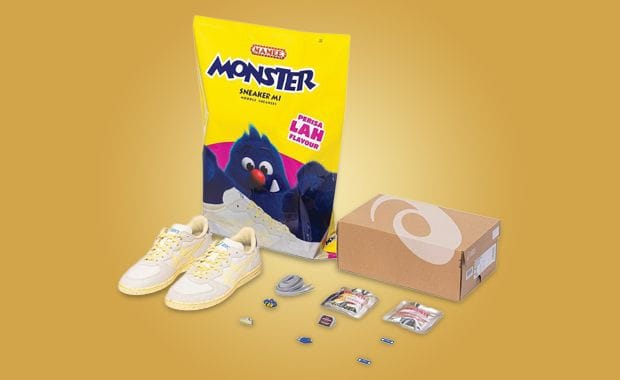 The SneakerLAH x Asics Skyhand OG The Mamee Monster Releases November 2024