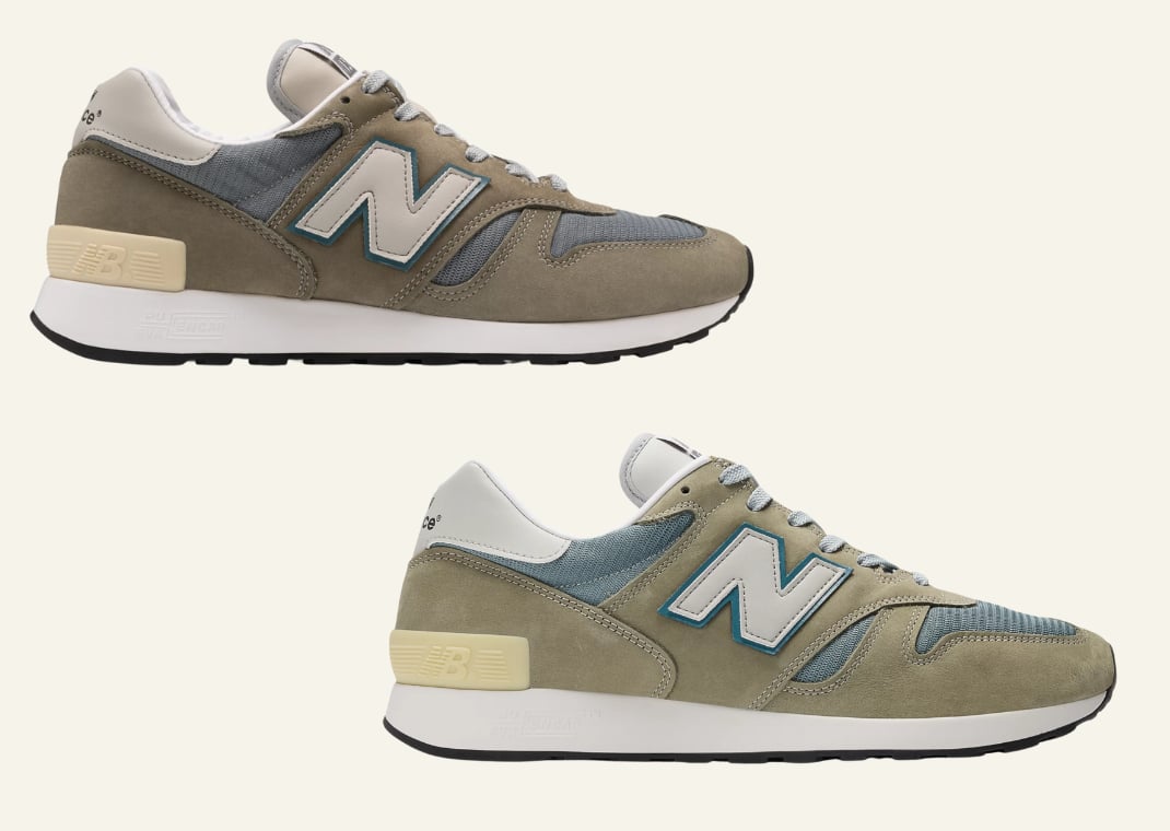 New Balance 1300JP 2020 retro (top) vs. 2025 retro (bottom)