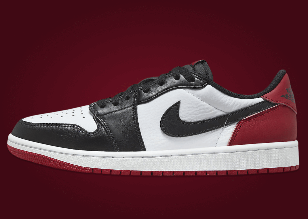 jordan low black white red