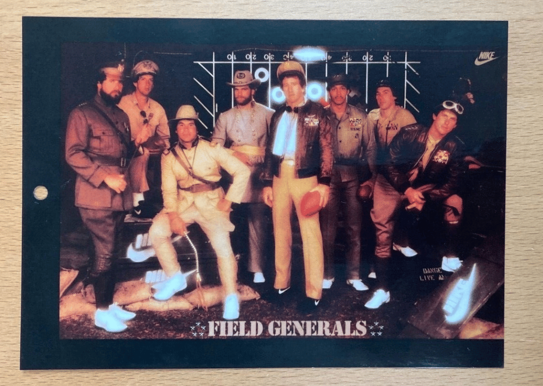 Vintage Nike Field General advertisement