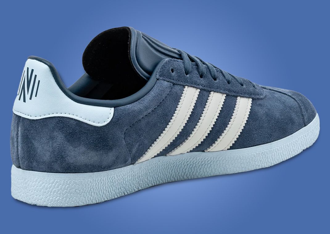 Nashville SC x adidas Gazelle Heel Angle