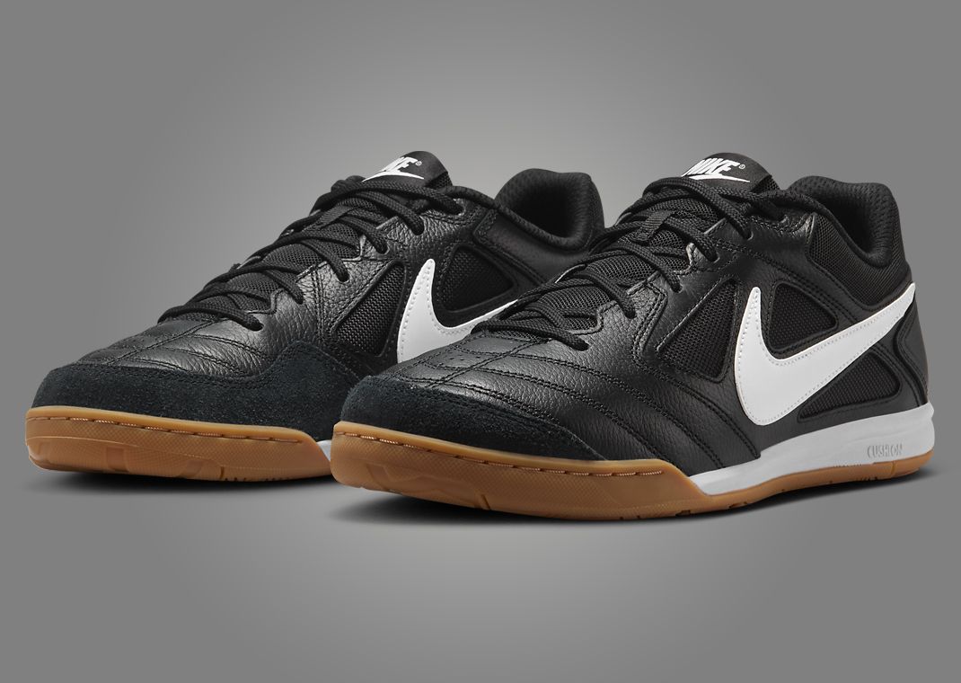 Nike Gato Black White Gum Angle