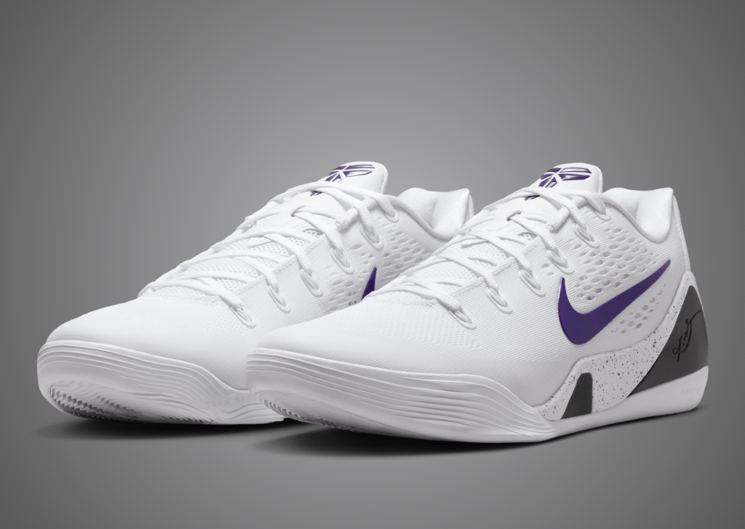 Nike Kobe 9 EM Low Protro Lakers Home Angle