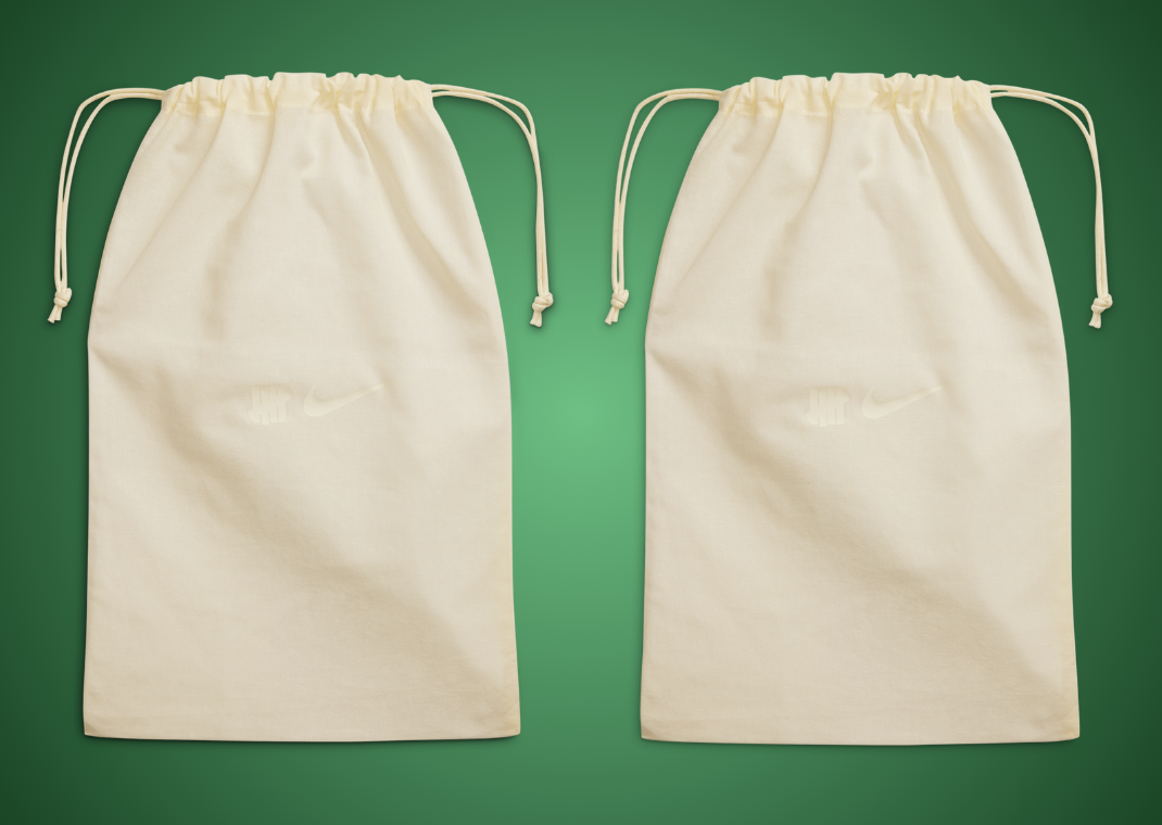 Undefeated x Nike Air Max 95 OG Big Bubble Sail Gorge Green Dust Bag