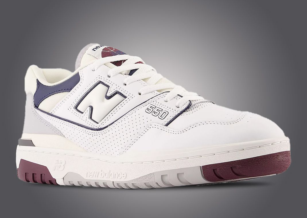 New Balance 550 Maroon Navy