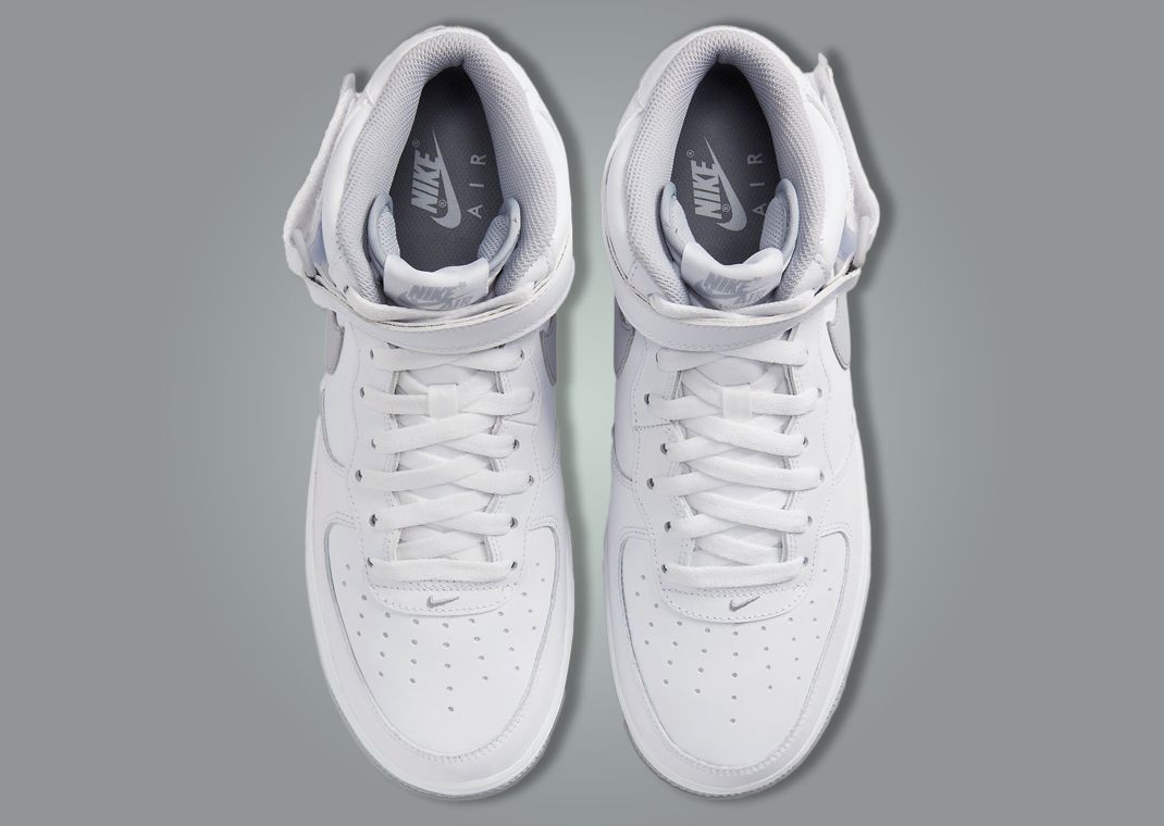 公式正規品!★ AIR FORCE 1 MID 'WOLF GREY' Nike Air Force 1 Mid '07 White Wolf Grey - POIZON