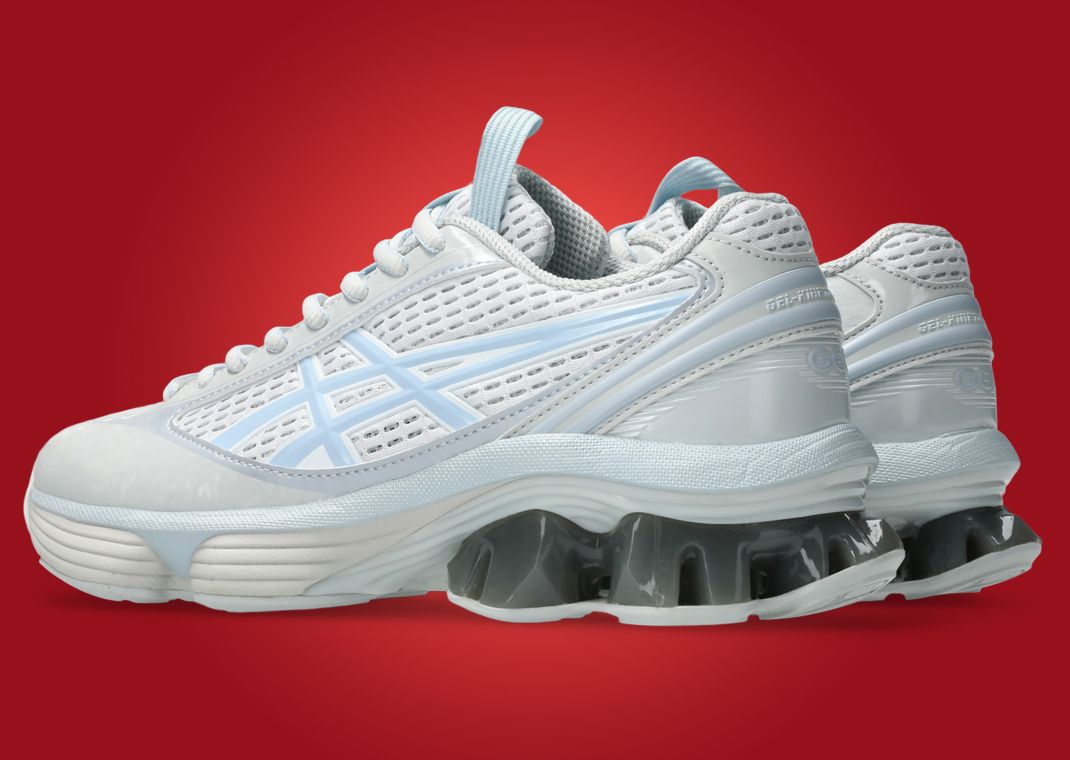 Kiko Kostadinov x Asics US6-S Gel-Kinetic Fluent Glacier Grey Heel