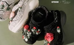 The Reverie by Caroline Hú x Crocs Bae Clog Pack Grows Roses from Concrete