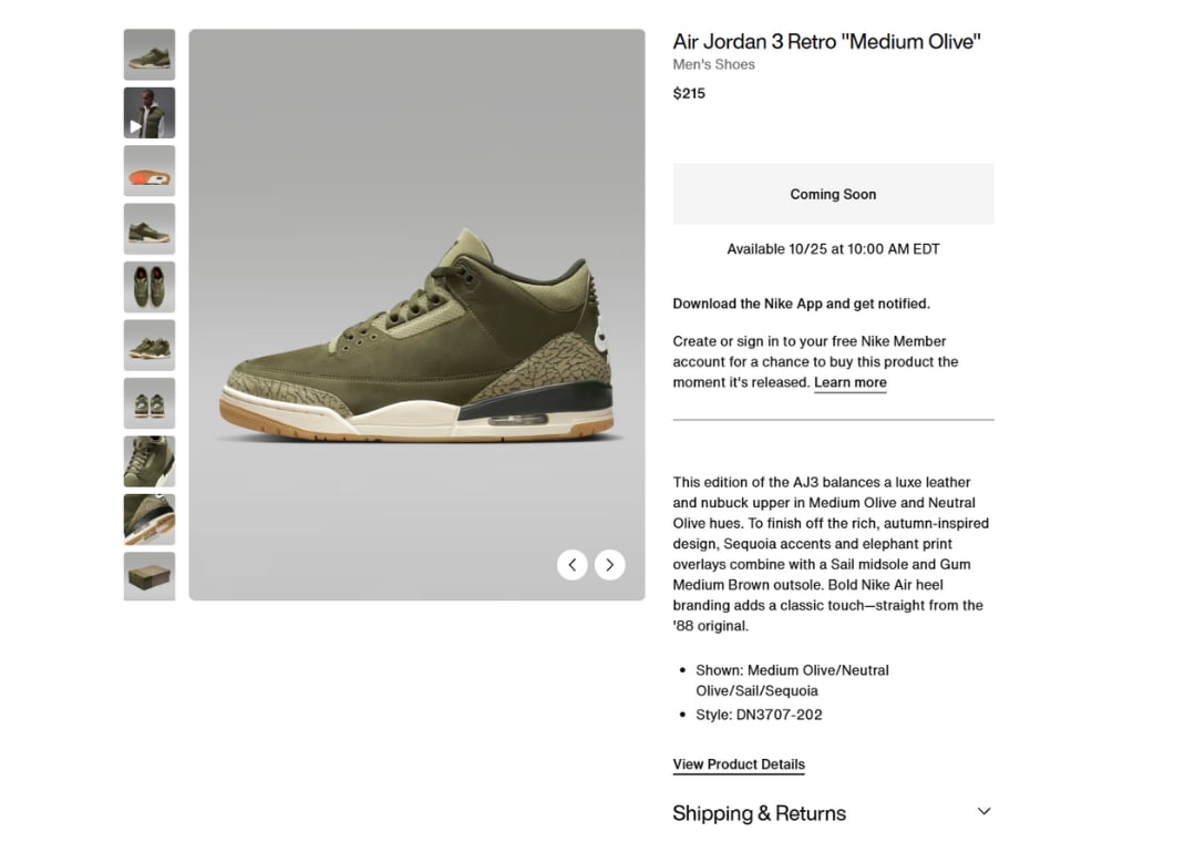 Air Jordan 3 Retro Family Affair