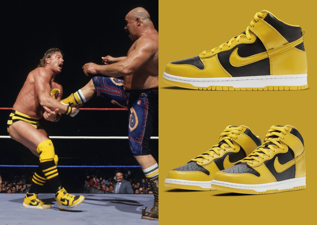 B. Brian Blair wearing the Nike Dunk High Iowa